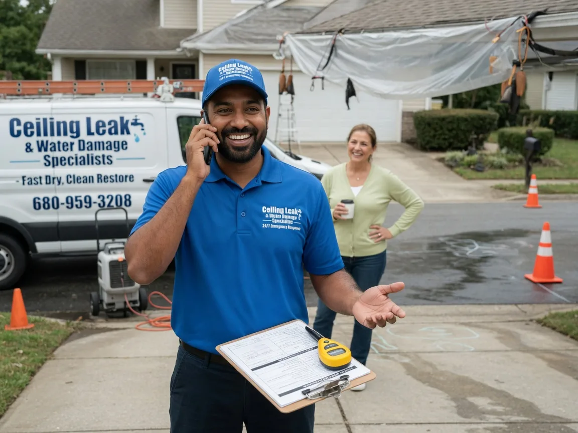 Ceiling Leak Cleanup Keota, IA FAQs